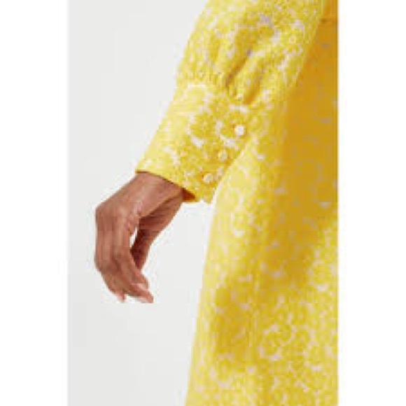 NWT Tuckernuck Daisy Jacquard Aurelia Maxi Dress, S - Picture 5 of 12